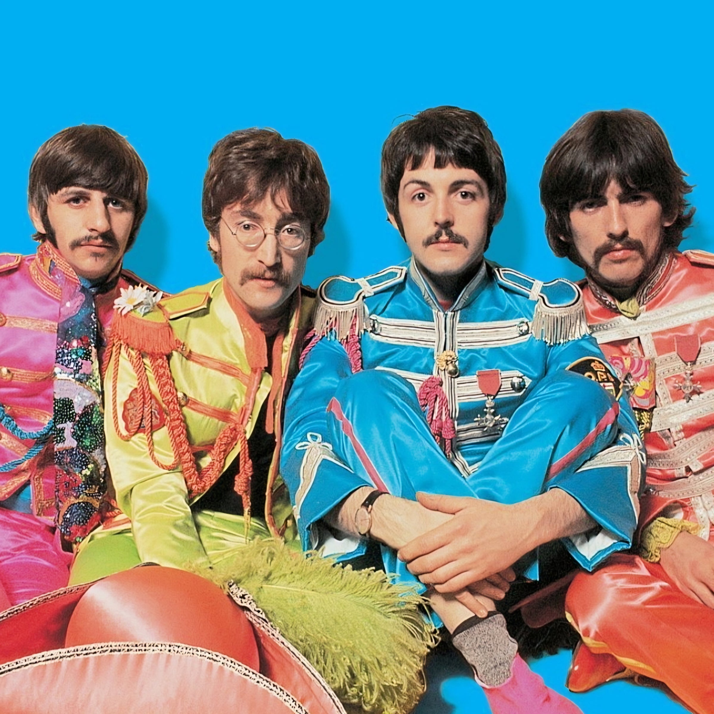 The Beatles John Lennon Paul MCCartney Ringo Starr George Harrison custom embroidered outfits jackets vests t-shirts
