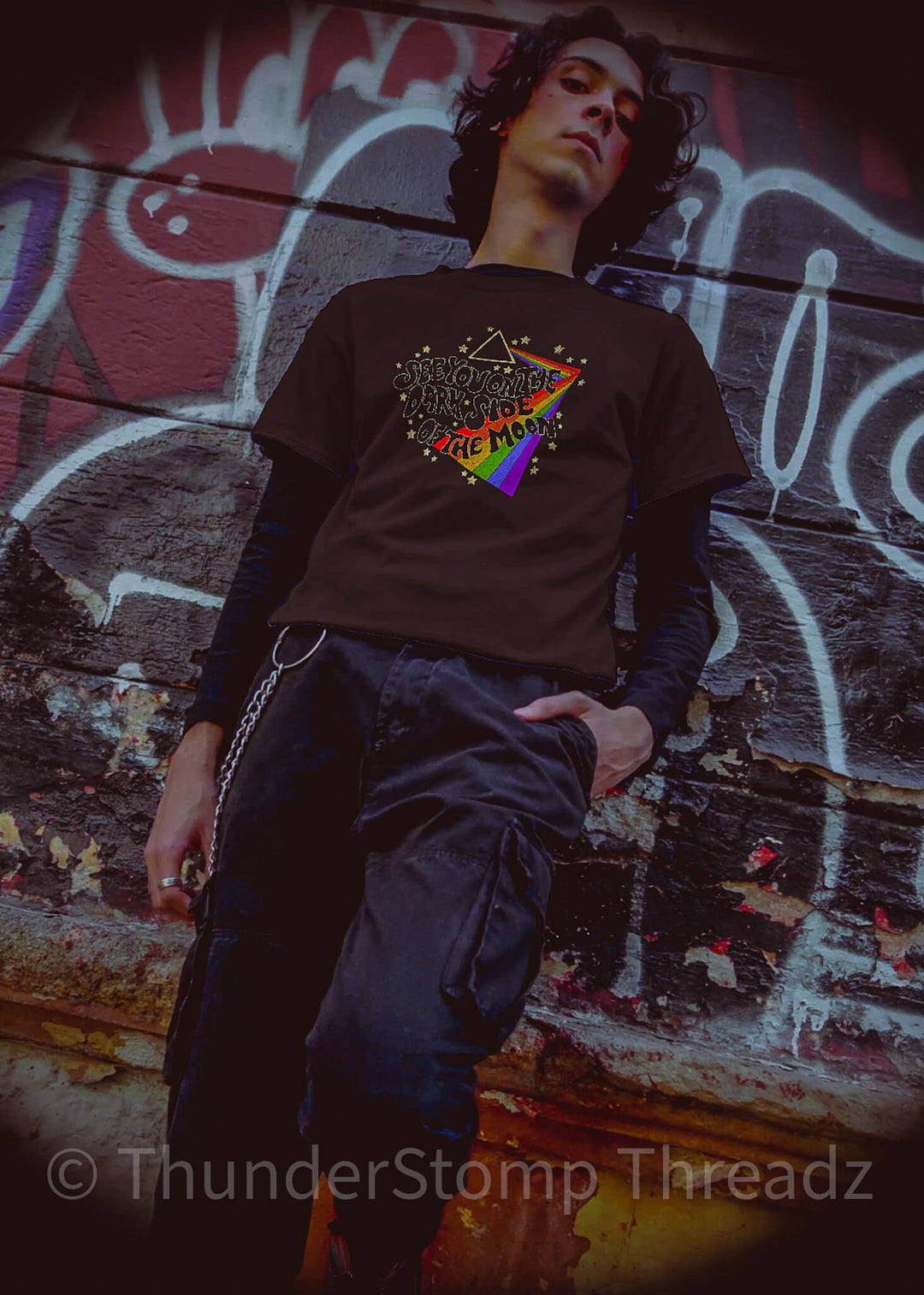 Custom Tee Dark Moon Unisex Tee - ThunderStomp Threadz
