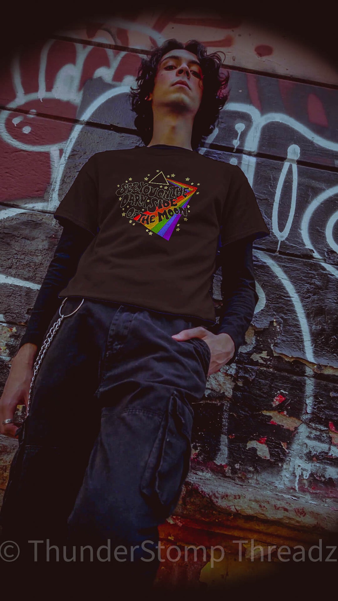 Custom Tee Dark Moon Unisex Tee - ThunderStomp Threadz