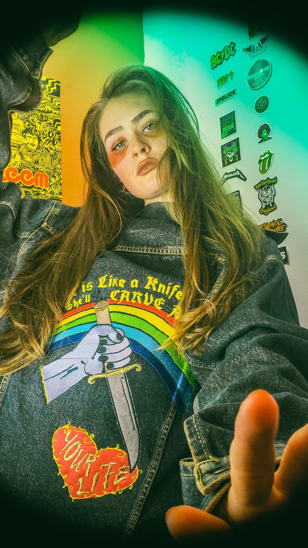 Jackets Deadly Love Custom- Rainbow Inspired - ThunderStomp Threadz