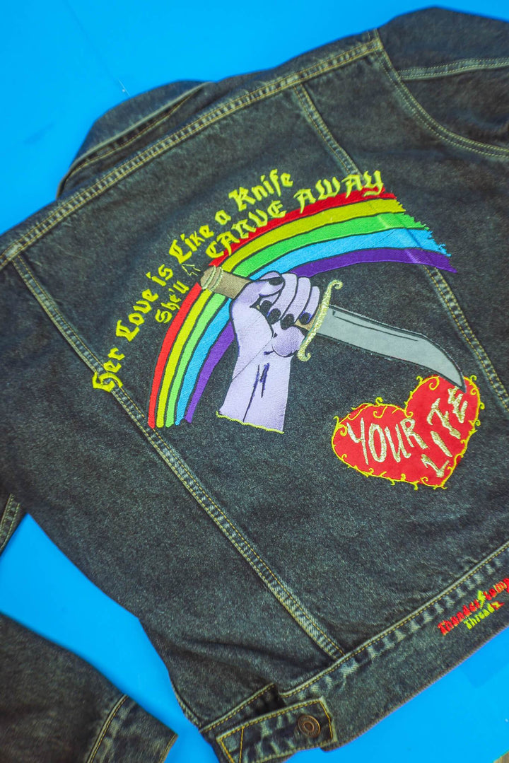 Jackets Deadly Love Custom- Rainbow Inspired - ThunderStomp Threadz