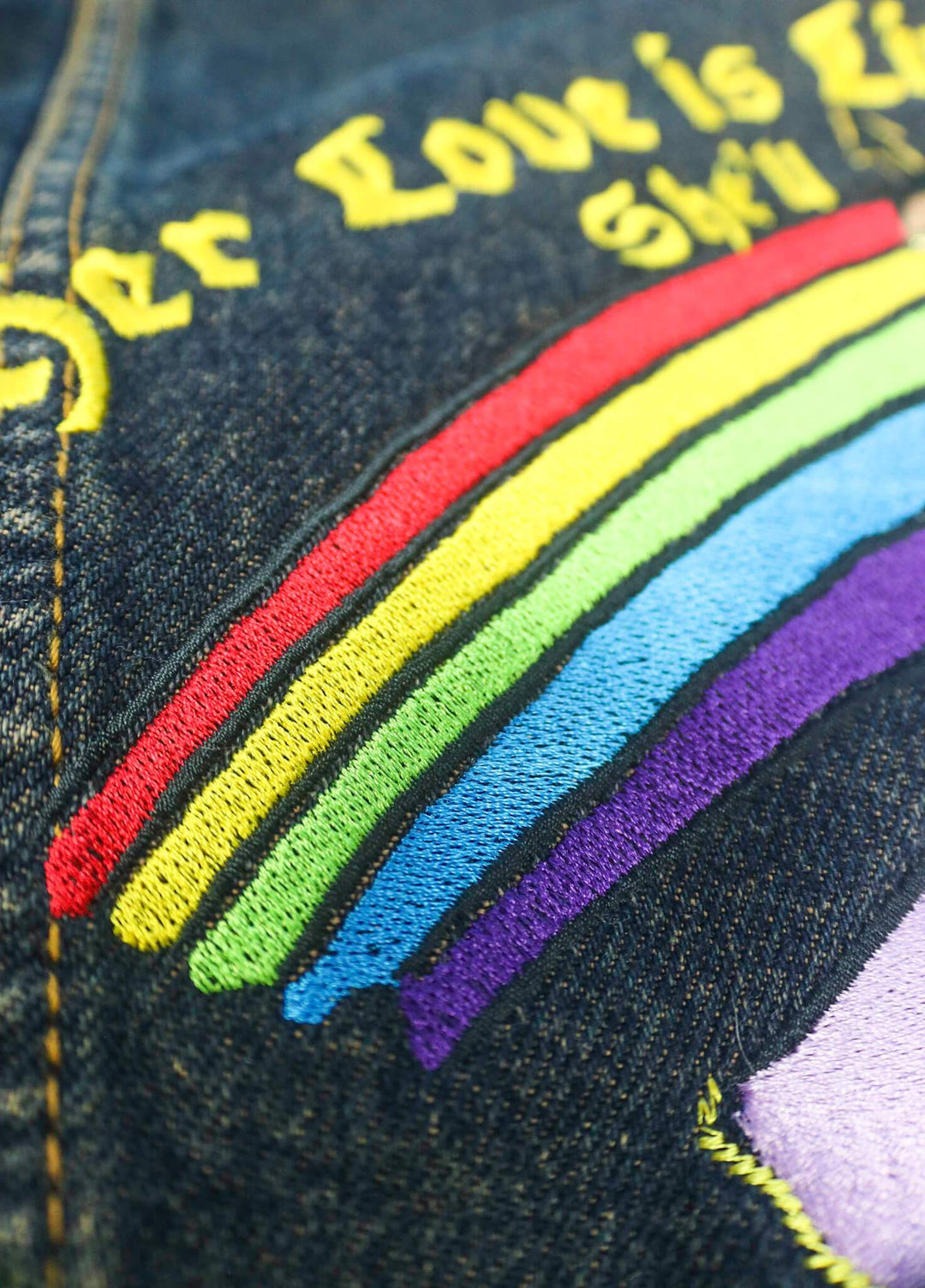 Jackets Deadly Love Custom- Rainbow Inspired - ThunderStomp Threadz