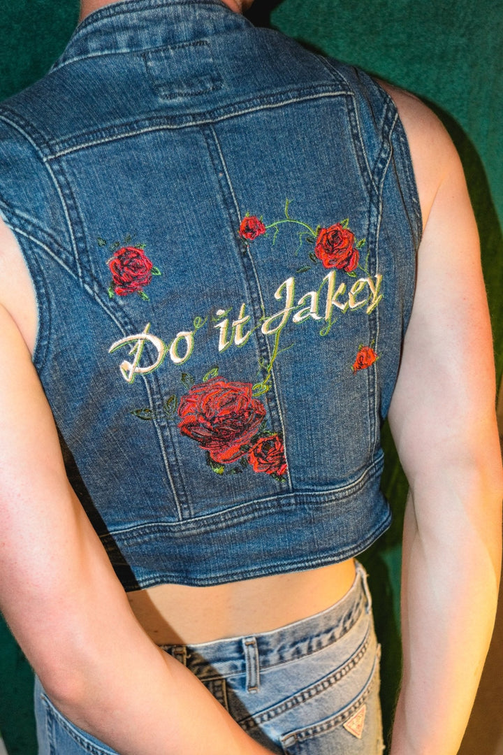 Jackets Do It Jakey! Custom- GVF Inspired - ThunderStomp Threadz Darkwash / Longsleeve / Adult XS