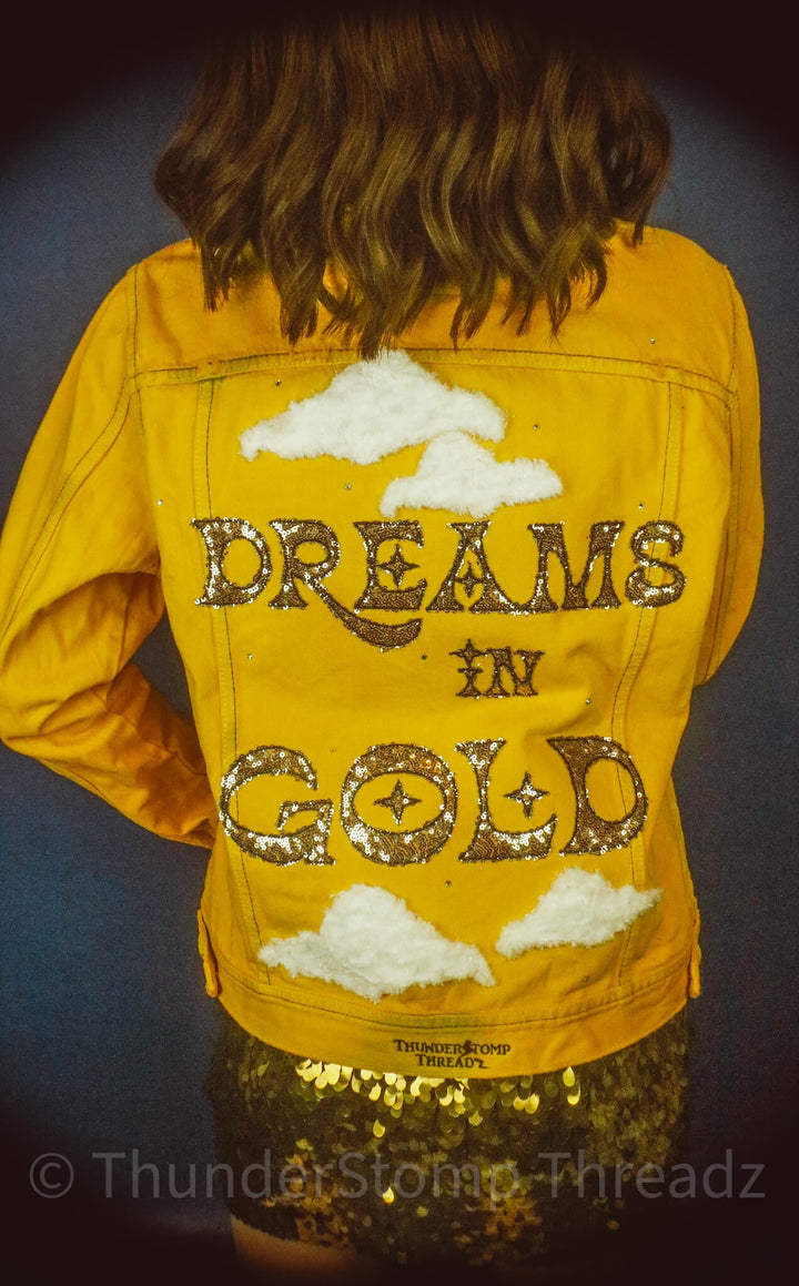 Jackets Dreams in Gold Custom - ThunderStomp Threadz