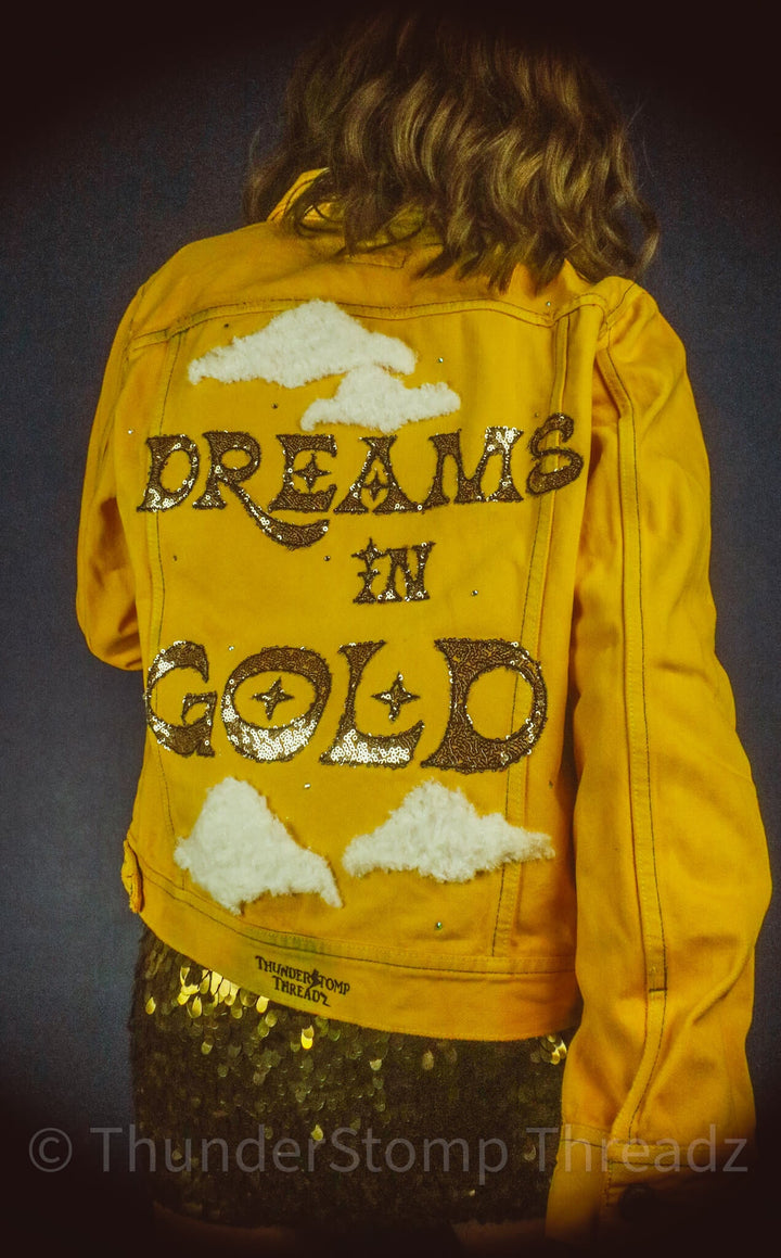 Jackets Dreams in Gold Custom - ThunderStomp Threadz