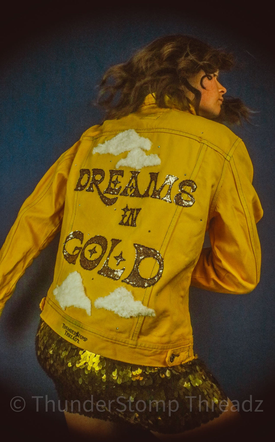 Jackets Dreams in Gold Custom - ThunderStomp Threadz