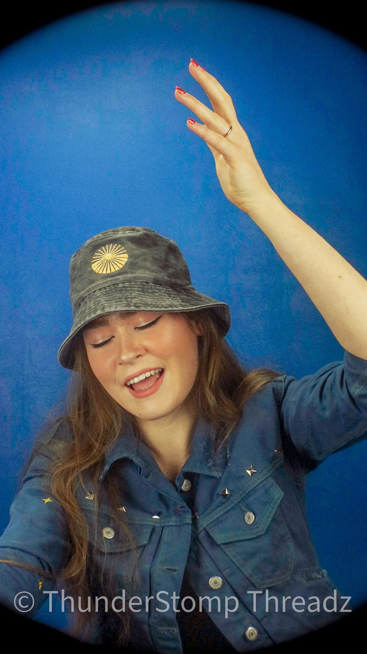 Hats Garden's Gate Embroidered Bucket Hats - ThunderStomp Threadz