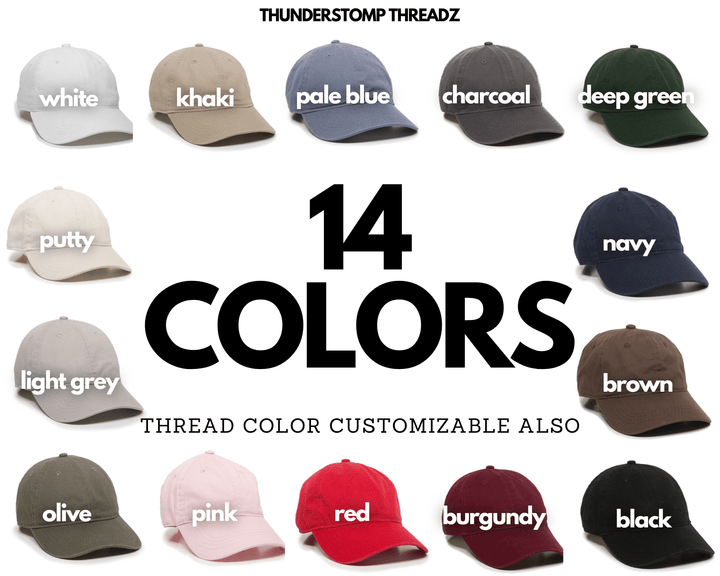 Hats Garden's Gate Embroidered Dad Hats - ThunderStomp Threadz