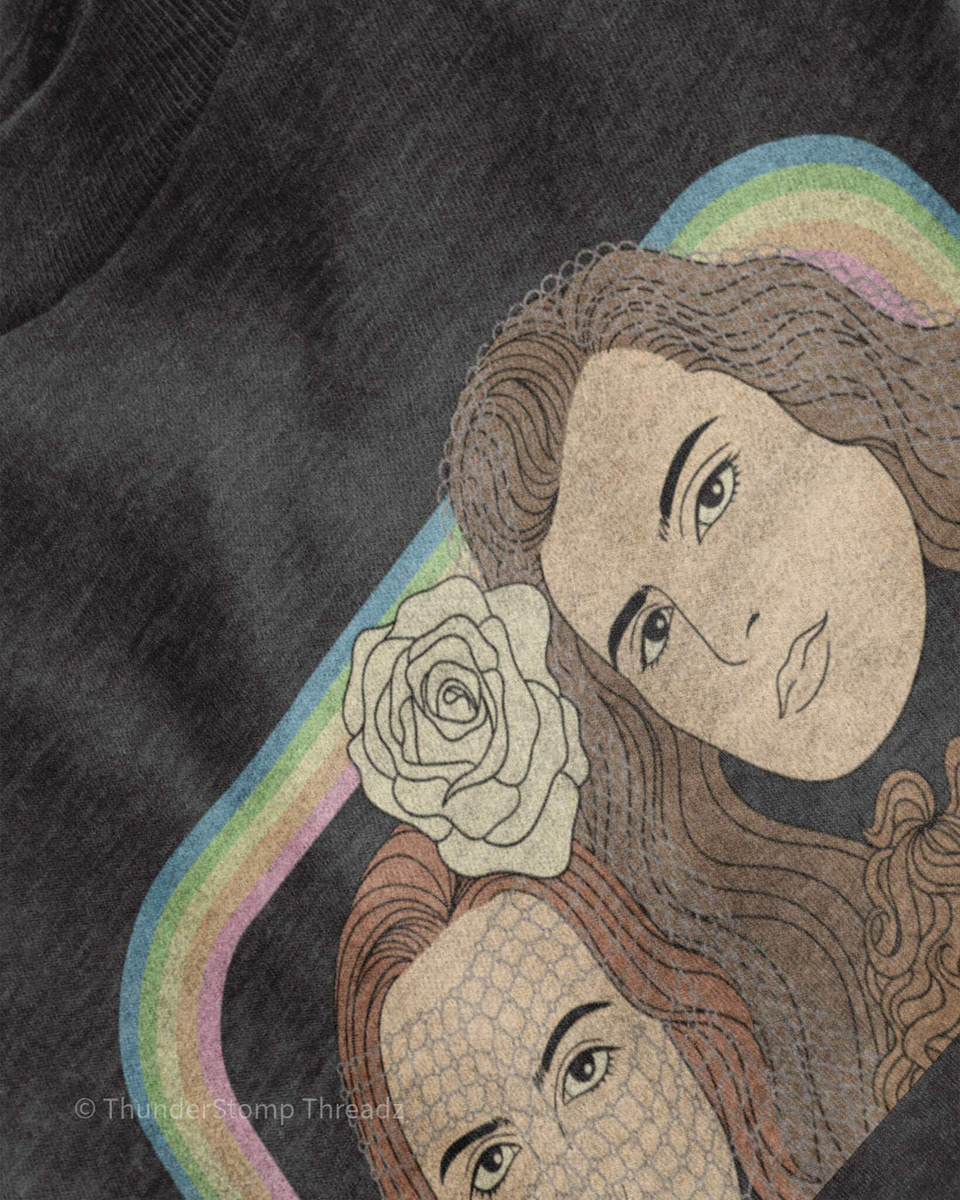 Custom Tee Greta Unisex Tee - ThunderStomp Threadz Black Heather / L