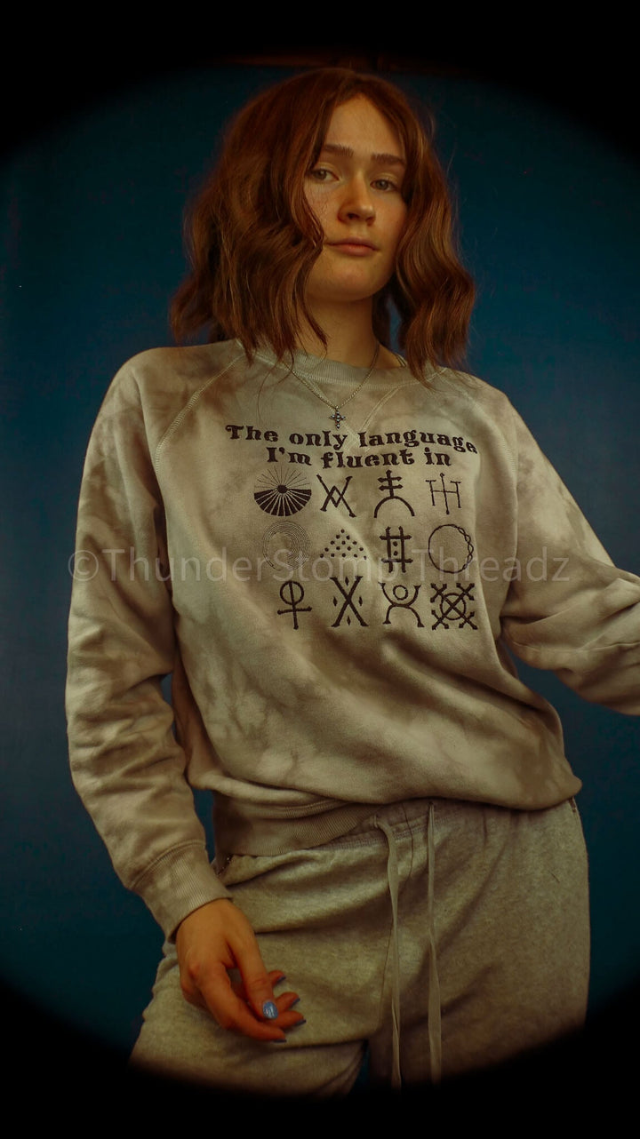 Sweatshirt GVF-Fluent Tie-Dye Sweatshirt - ThunderStomp Threadz