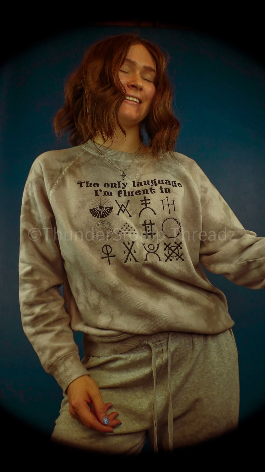 Sweatshirt GVF-Fluent Tie-Dye Sweatshirt - ThunderStomp Threadz