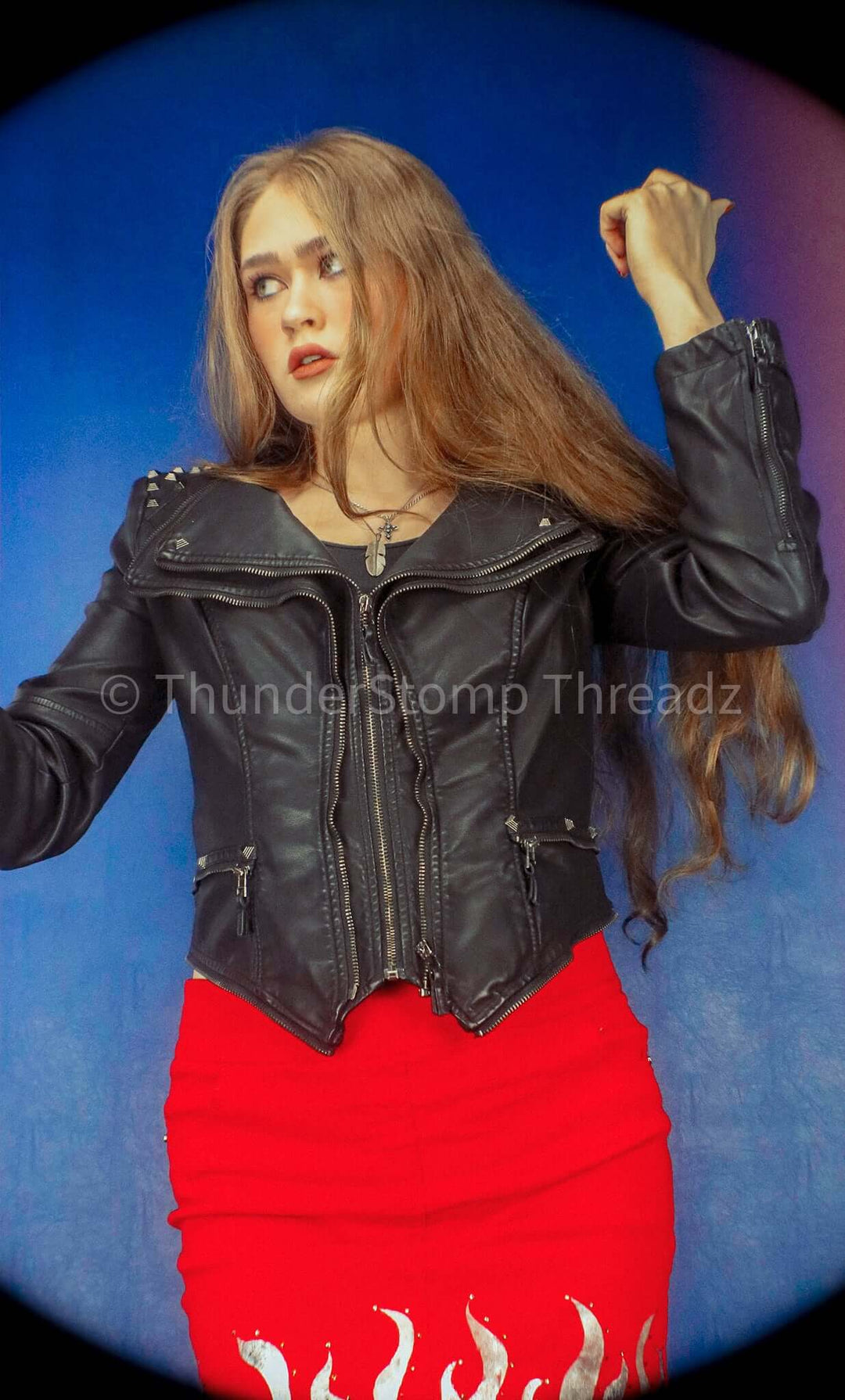 Jackets Heat Above Custom- Leather or Denim - ThunderStomp Threadz