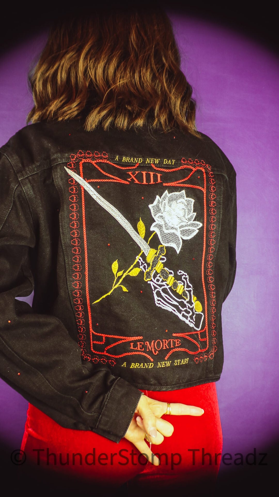 Jackets Le Morte Card Custom - ThunderStomp Threadz