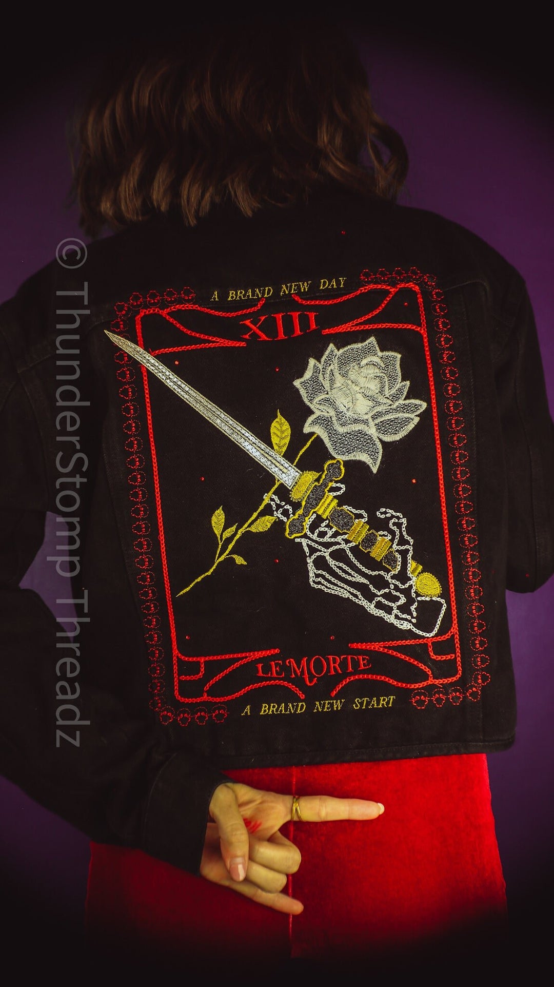 Jackets Le Morte Card Custom - ThunderStomp Threadz