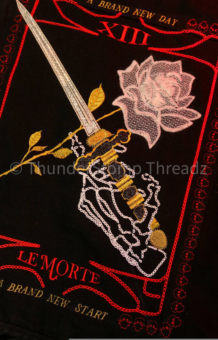 Jackets Le Morte Card Custom - ThunderStomp Threadz