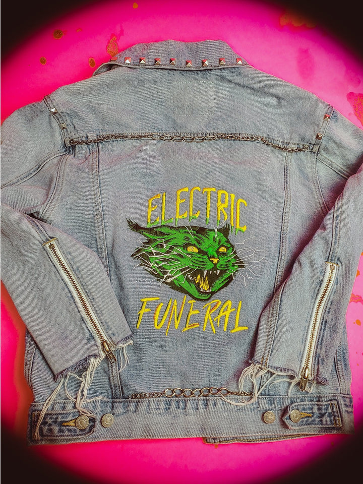 Jackets Limited Edition Electric Funeral Custom- ONLY ONE - ThunderStomp Threadz