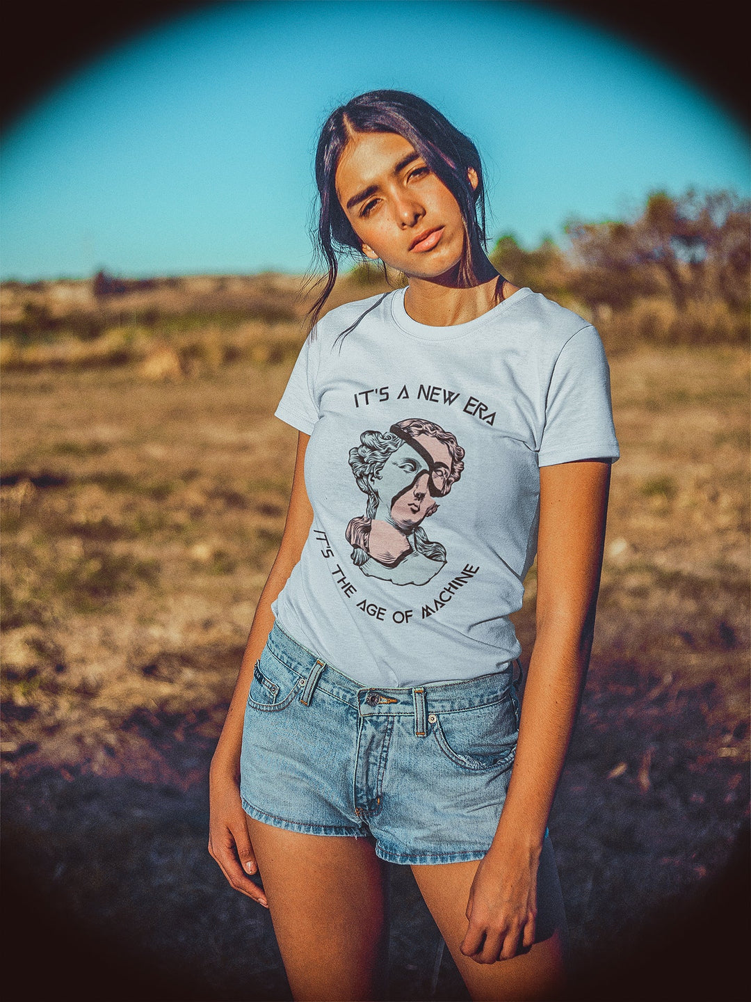 Custom Tee New Age David Tee - ThunderStomp Threadz Ash / L