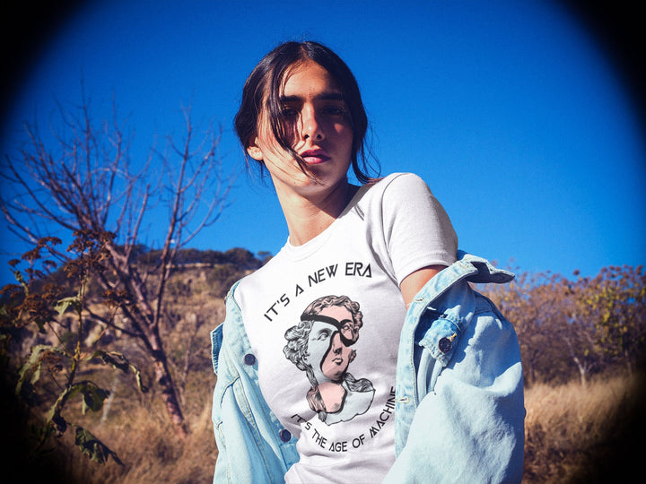 Custom Tee New Age David Tee - ThunderStomp Threadz White / XS