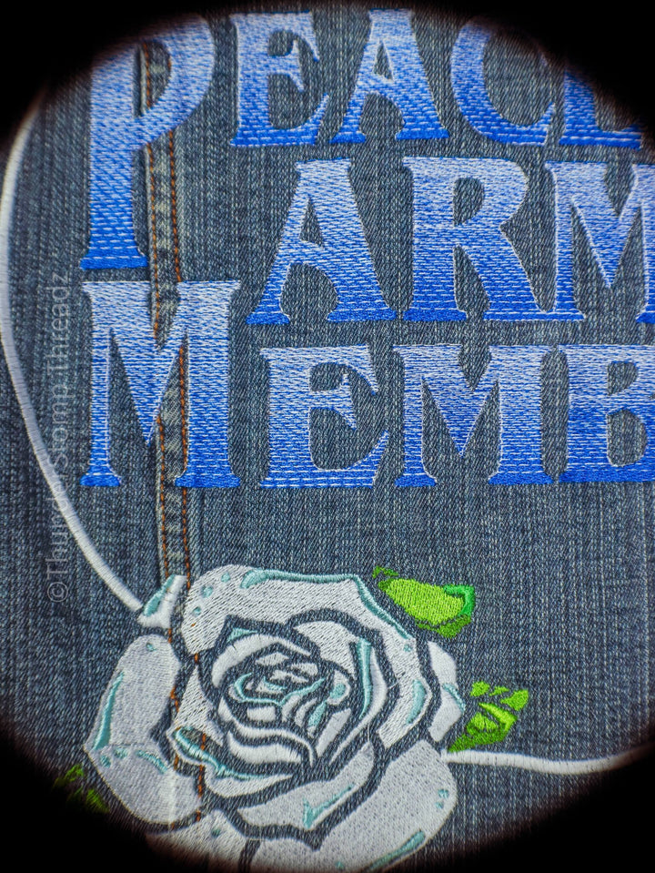 Jackets PEACEFUL ARMY MEMBER Custom - ThunderStomp Threadz
