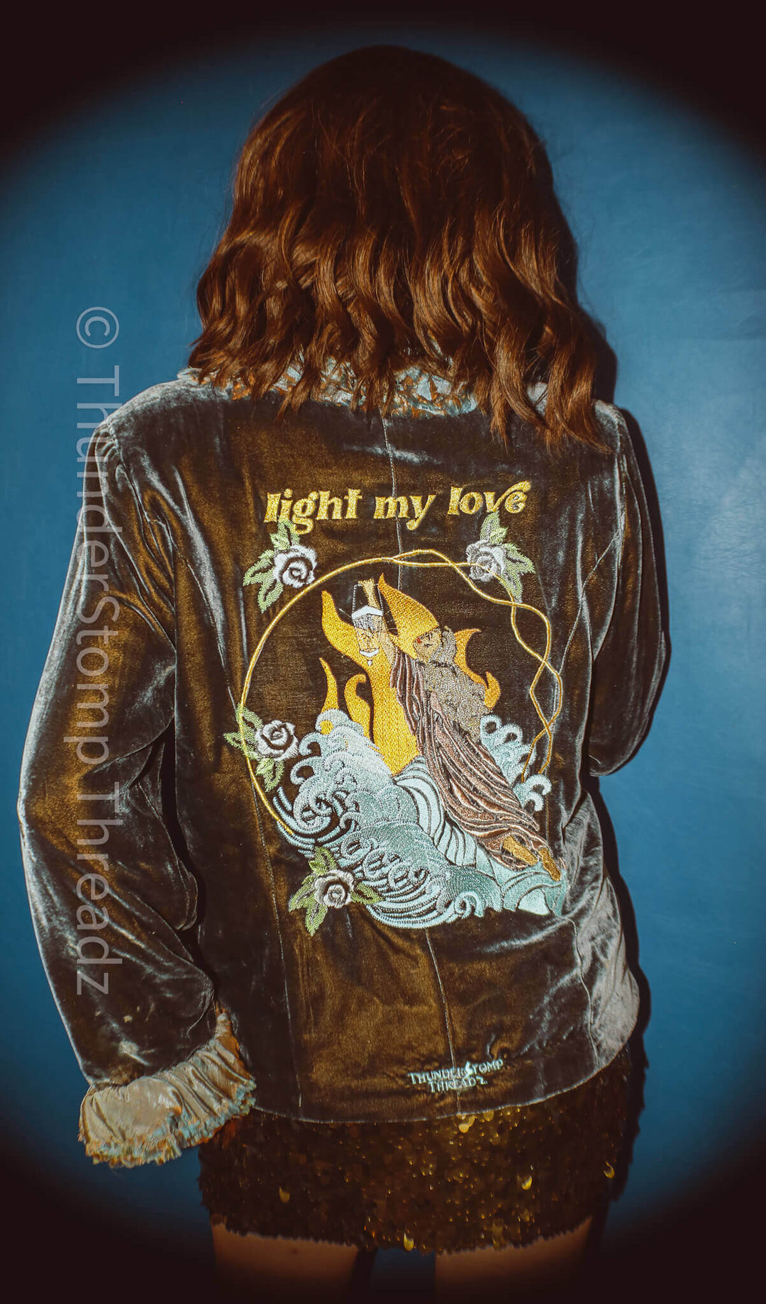 Silk & Velvet Light My Love Custom Outfit- ONLY ONE - Sets ThunderStomp Threadz