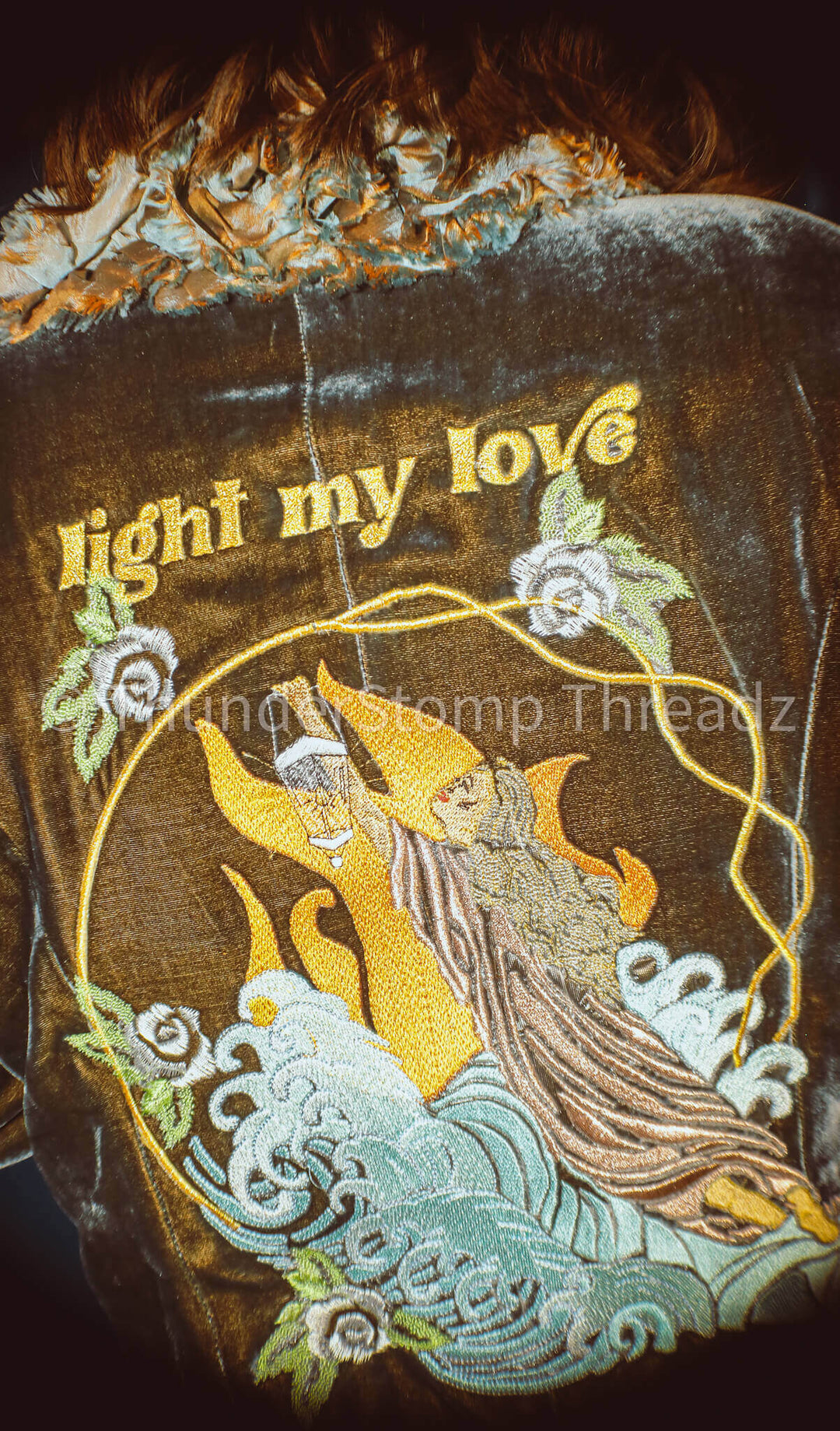 Silk & Velvet Light My Love Custom Outfit- ONLY ONE - Sets ThunderStomp Threadz