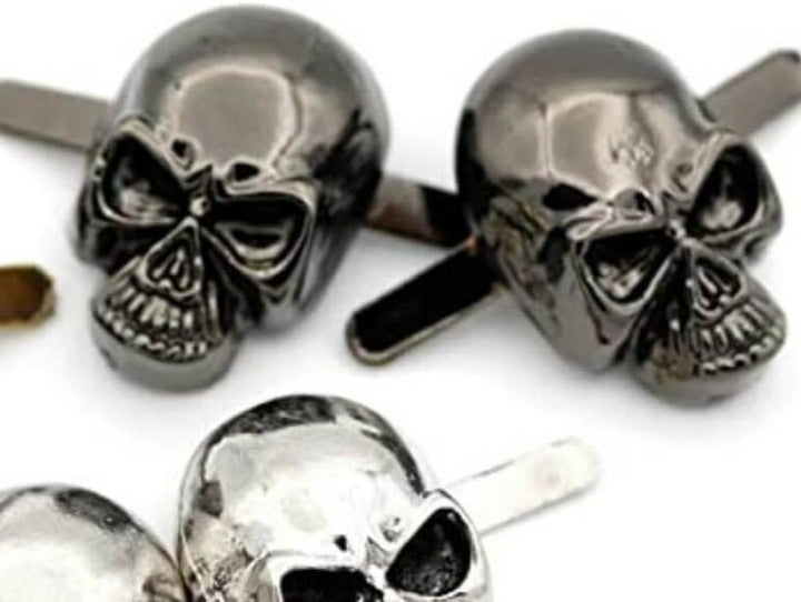Add-On Skull Studs - ThunderStomp Threadz Gunmetal