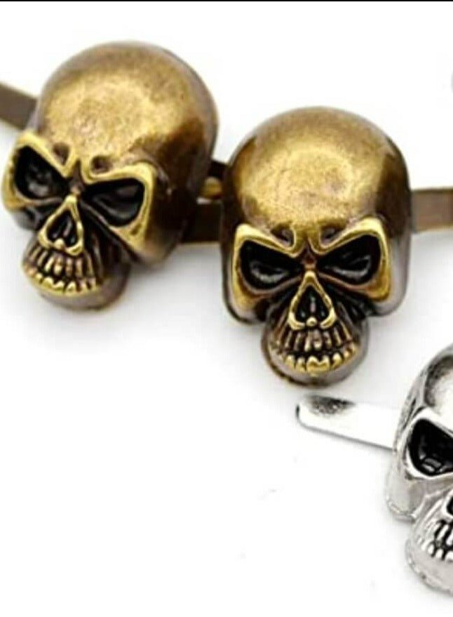 Add-On Skull Studs - ThunderStomp Threadz Brass