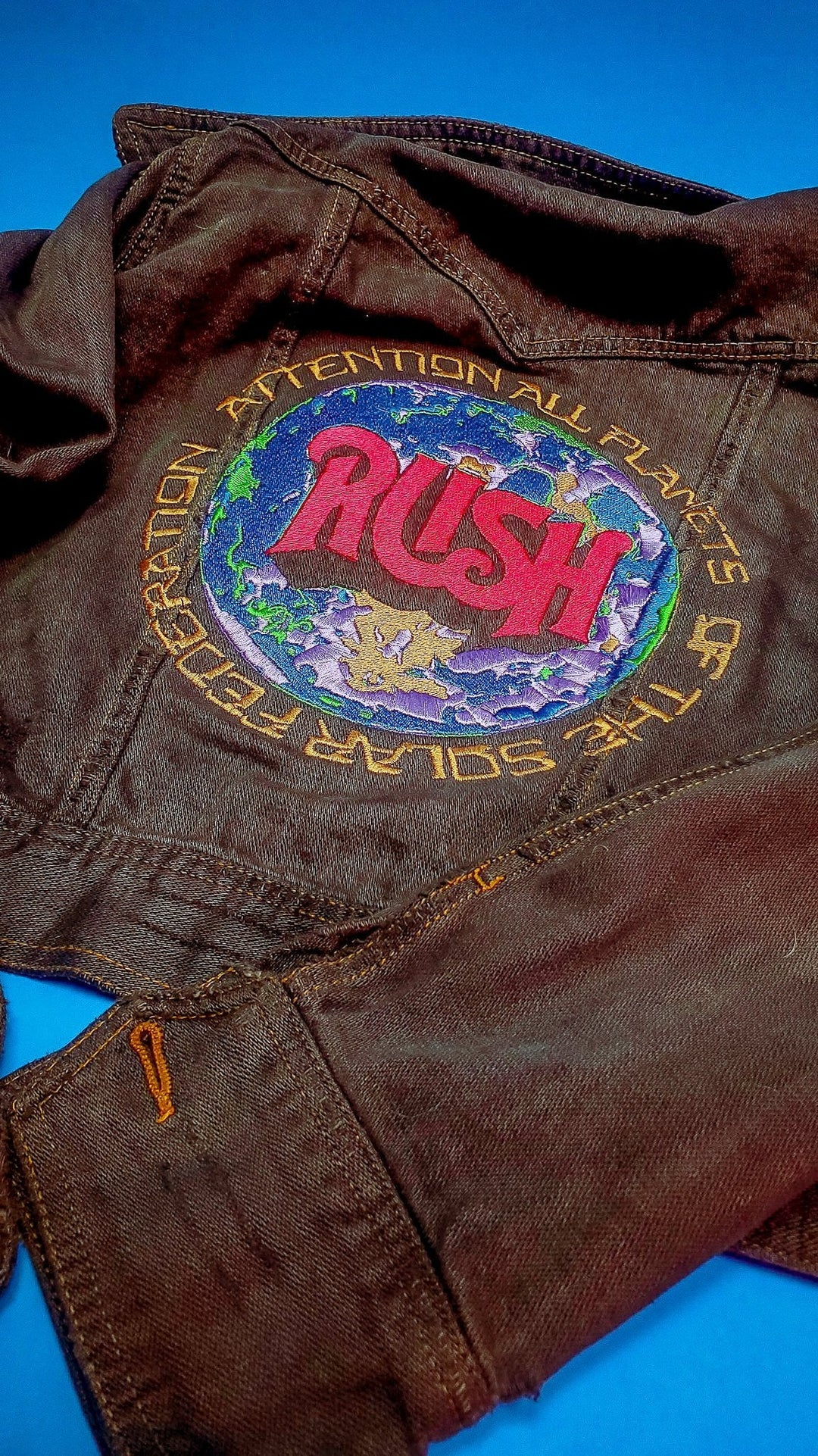 Jackets Solar Federation Custom - ThunderStomp Threadz Blackwash / Vest / Adult XS