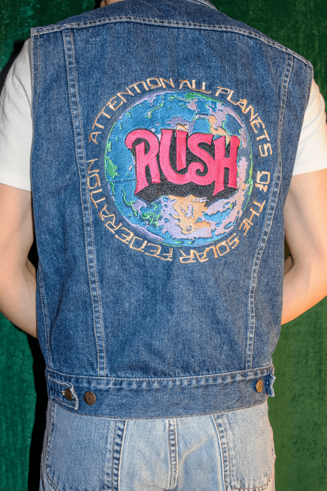 Jackets Solar Federation Custom - ThunderStomp Threadz Lightwash / Vest / Adult XS