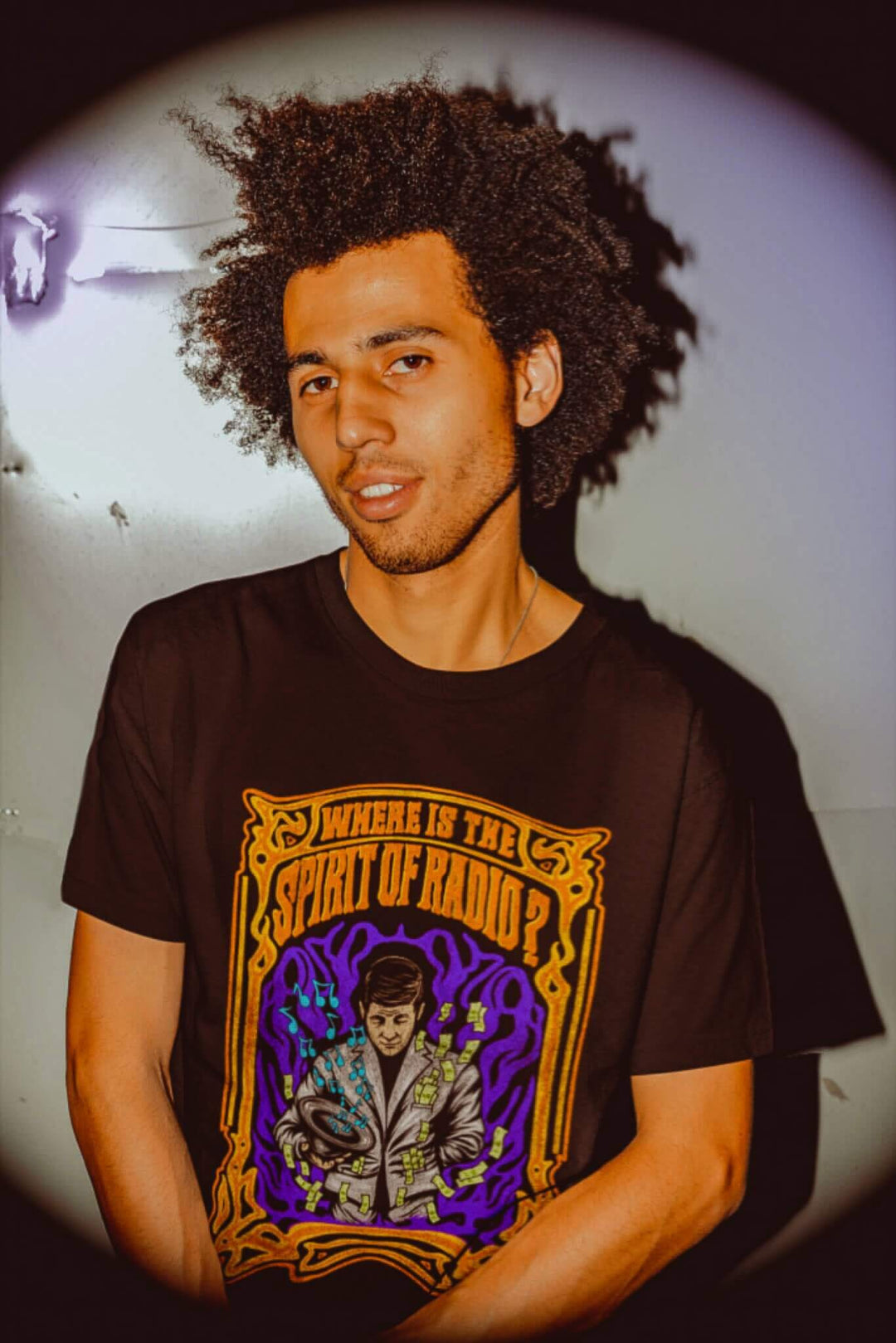 Custom Tee Spirit of Radio Tee - ThunderStomp Threadz Vintage Black / XS