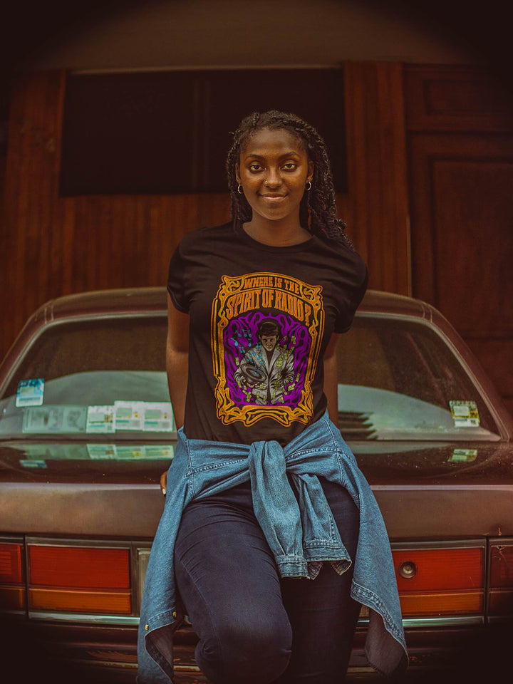 Custom Tee Spirit of Radio Tee - ThunderStomp Threadz Vintage Black / L