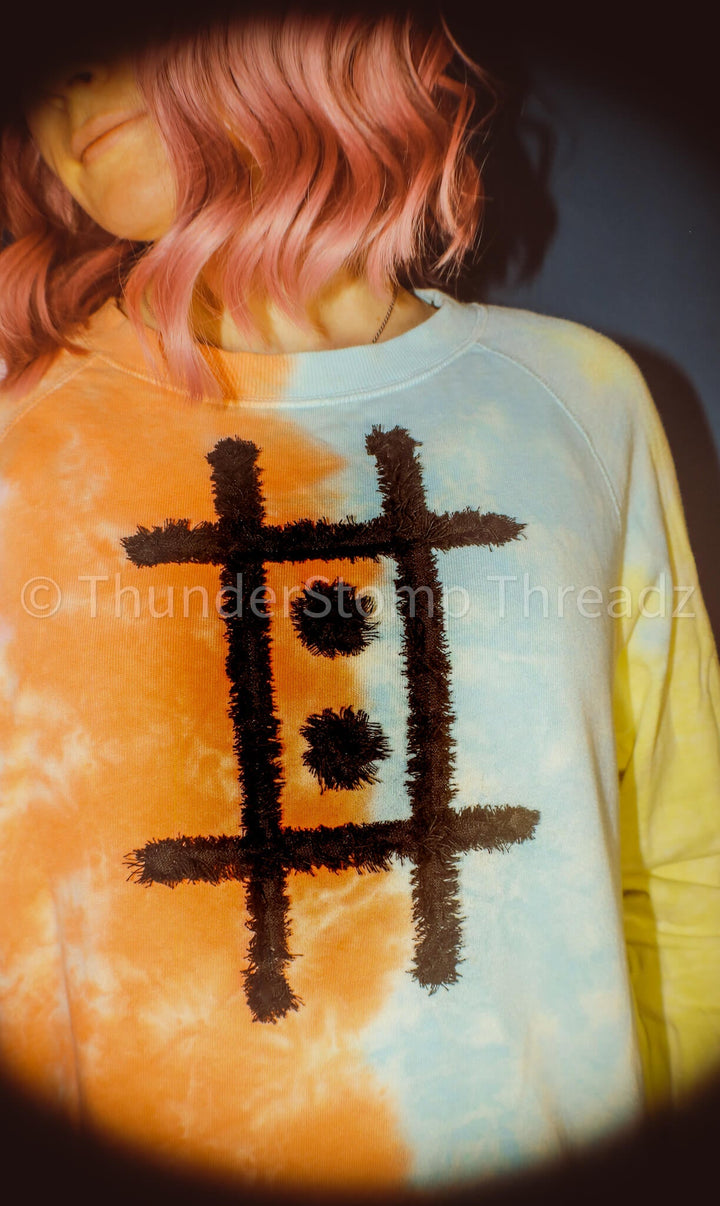 TBAGG FUZZY Rainbow Tie-Dye Sweatshirt - Sweatshirt ThunderStomp Threadz