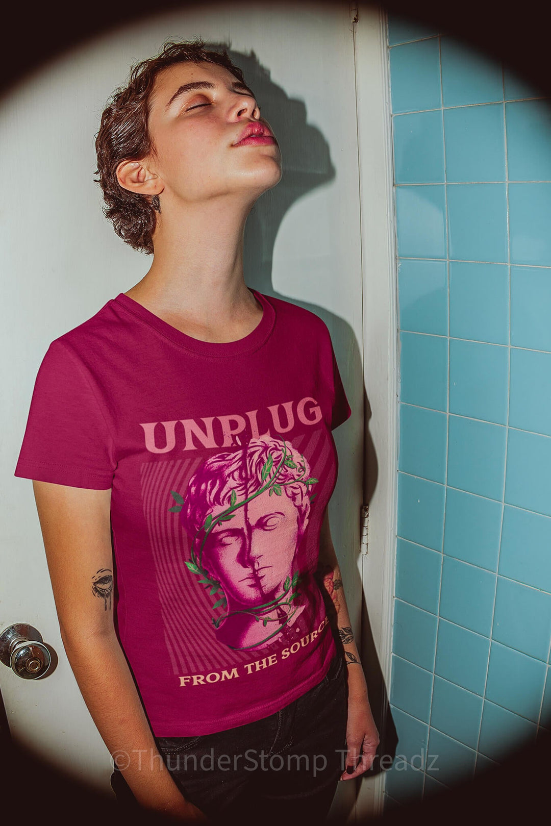 Custom Tee Unplug from the Source Unisex Tee - ThunderStomp Threadz