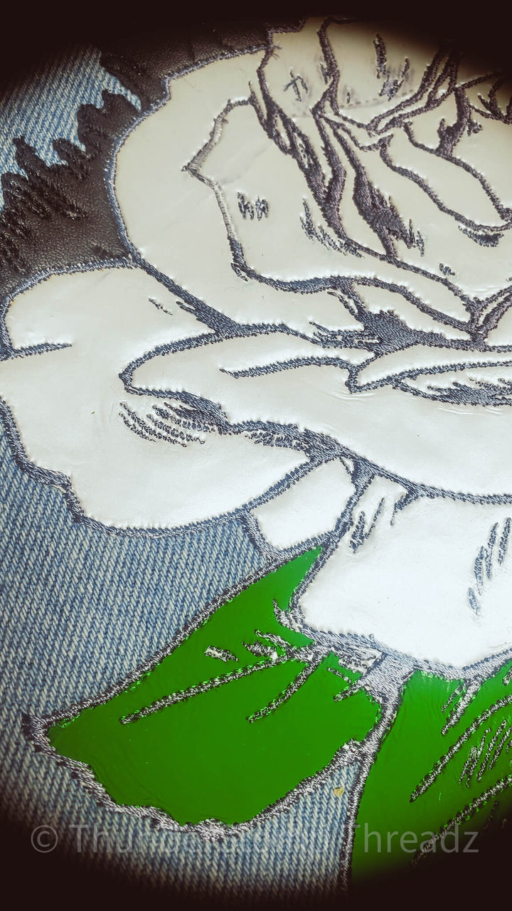 Jackets White Rose March Custom - ThunderStomp Threadz