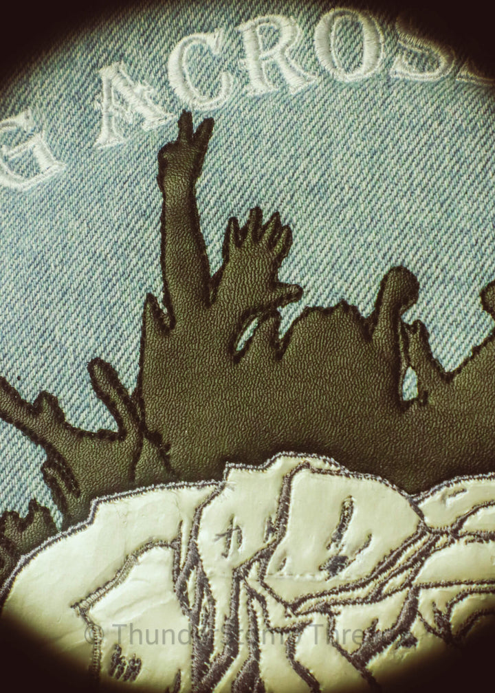 Jackets White Rose March Custom - ThunderStomp Threadz