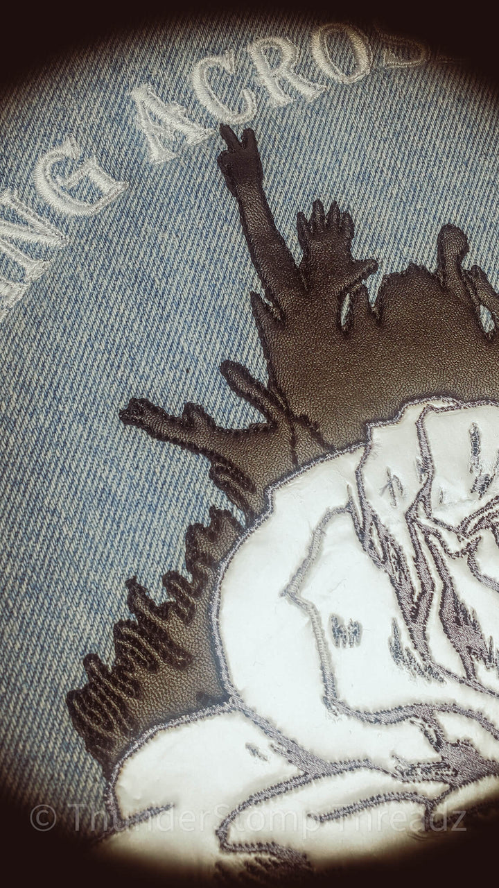 Jackets White Rose March Custom - ThunderStomp Threadz