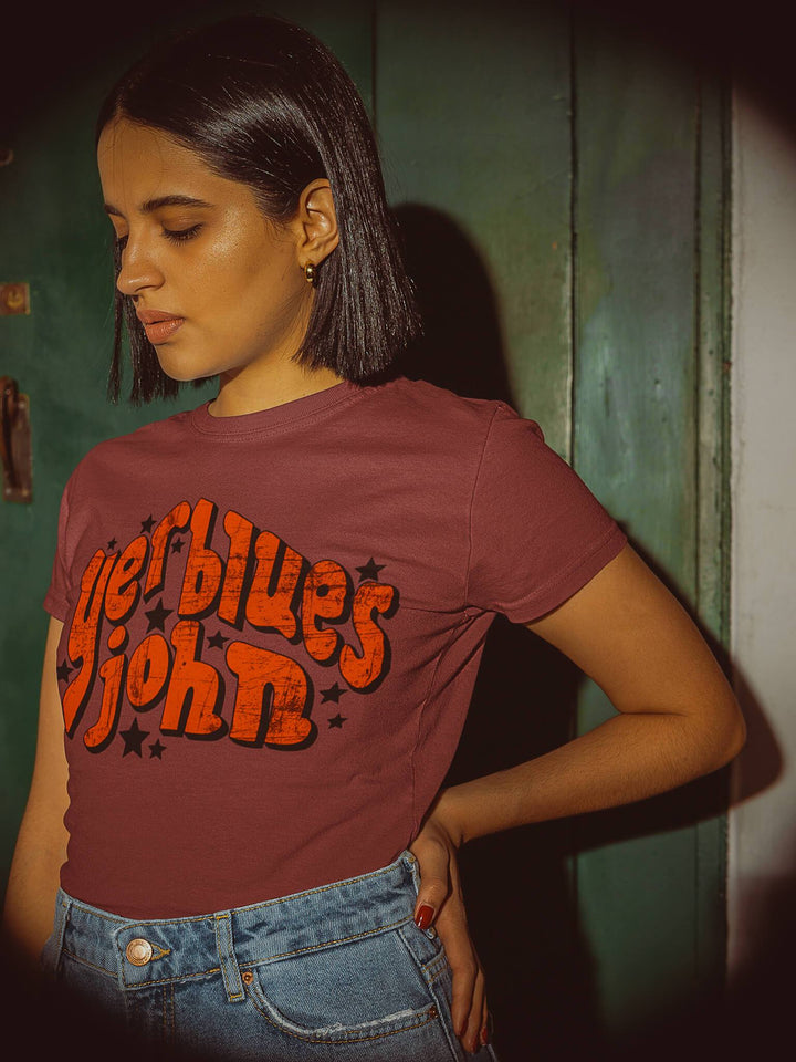 Custom Tee Yer Blues Unisex Tee - ThunderStomp Threadz Maroon / L