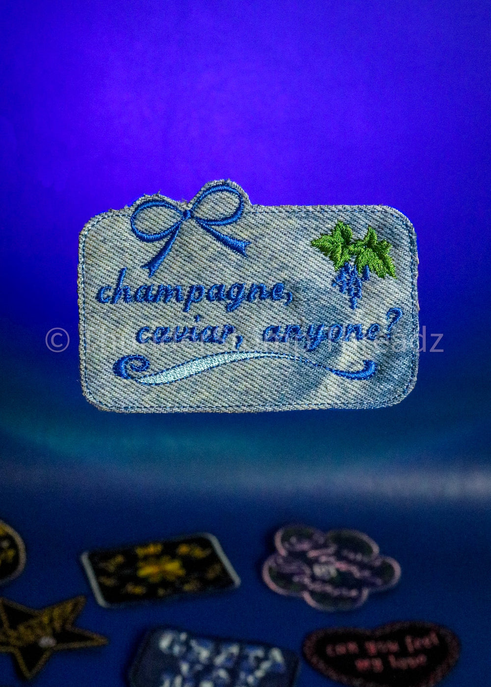 Champagne, Caviar Patch - Patches ThunderStomp Threadz