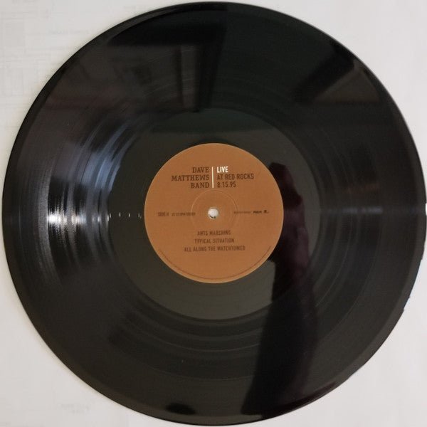 Dave Matthews Band Live At Red Rocks 8.15.95 Bama Rags Records, RCA, Legacy 4xLP, Album, RM, Bla Mint (M) Mint (M) - Vinyl ThunderStomp Threadz