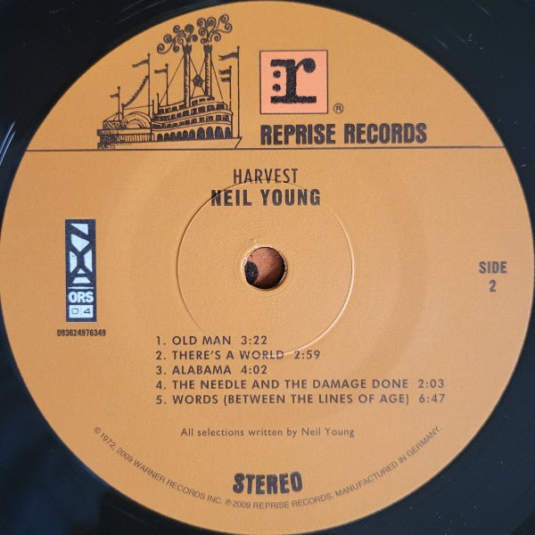 Harvest (VINYL) | Mint (M) - Vinyl ThunderStomp Threadz