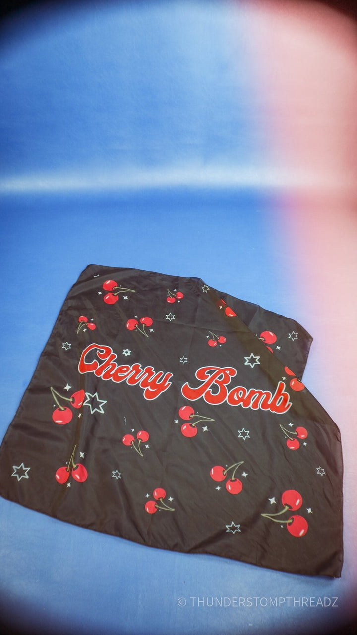 Accessories Cherry Bomb Hanky - ThunderStomp Threadz Poly voile / 25" × 25"