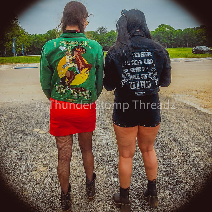 Jackets Choose the Road Custom - ThunderStomp Threadz