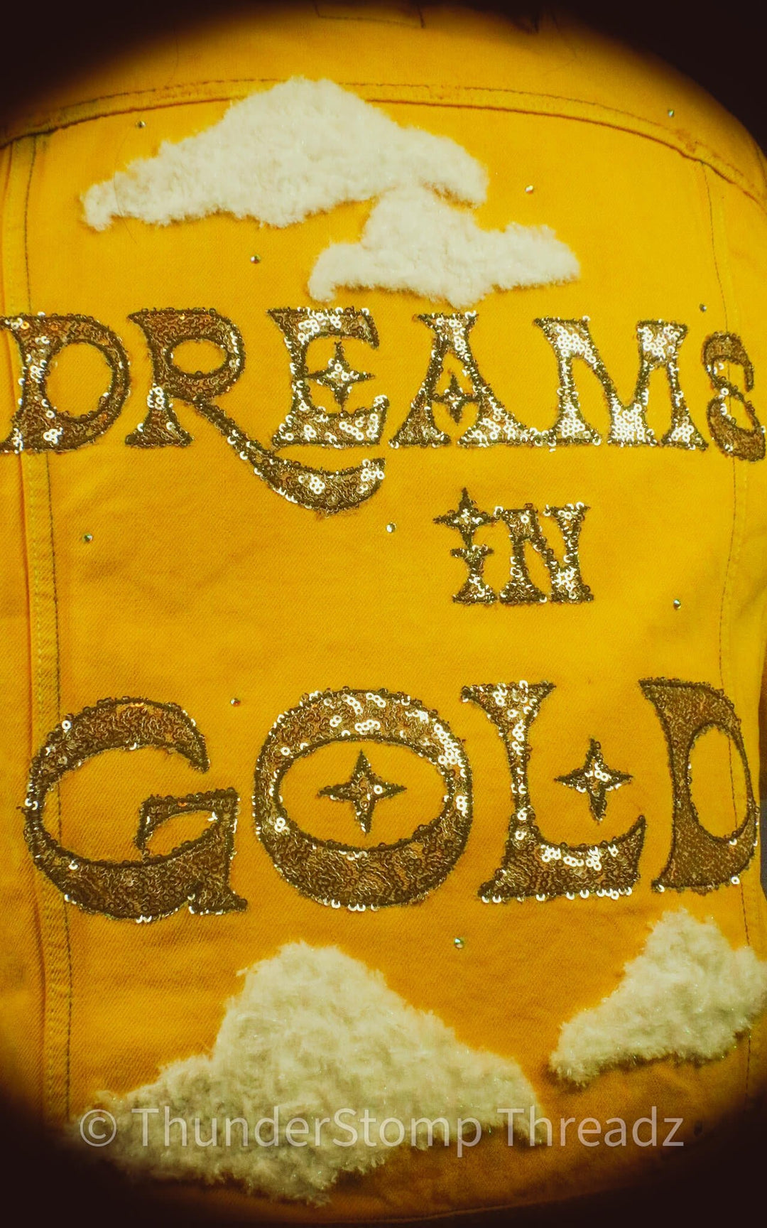 Jackets Dreams in Gold Custom - ThunderStomp Threadz