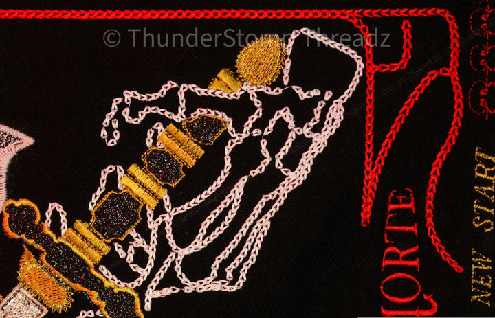 Jackets Le Morte Card Custom - ThunderStomp Threadz