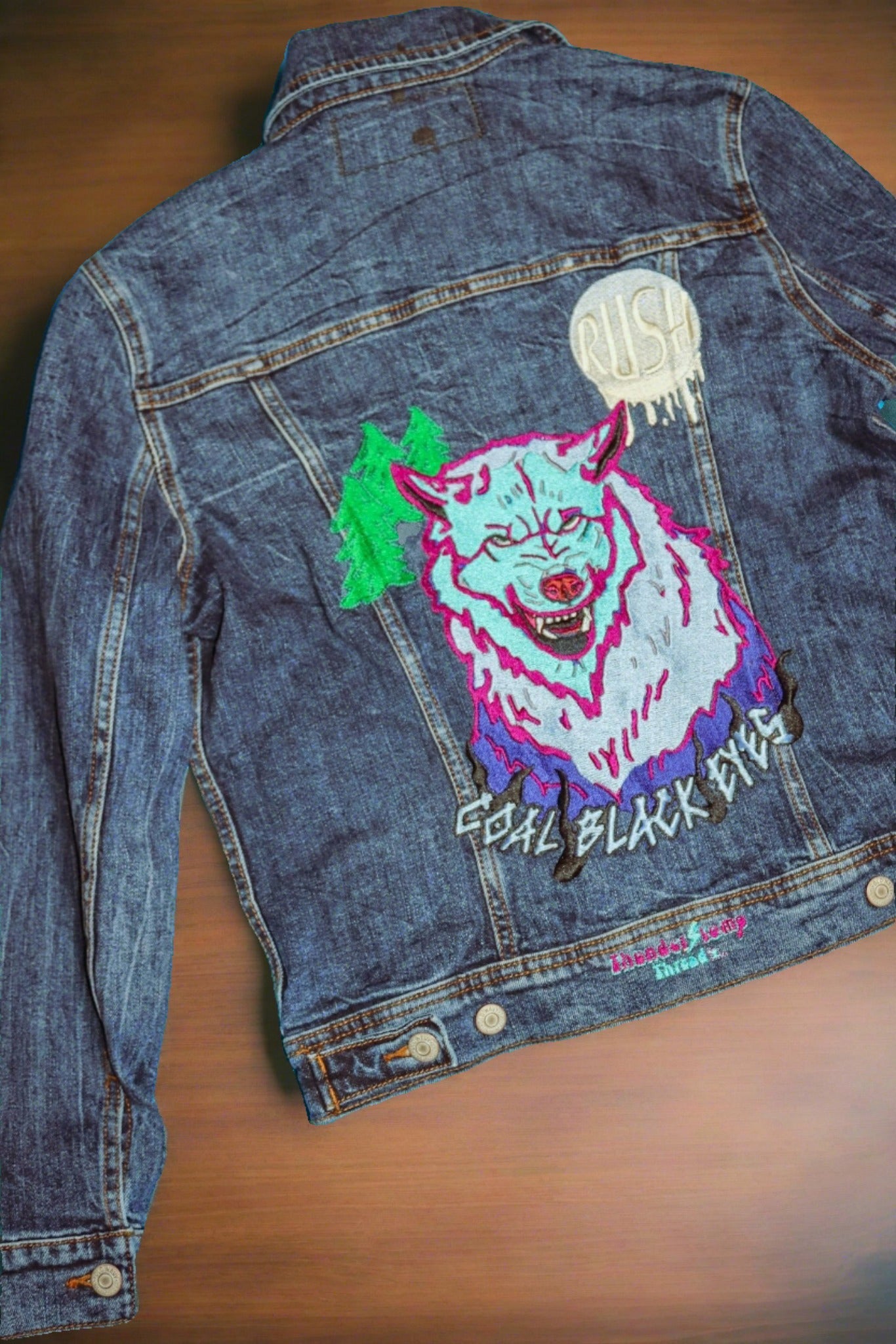 Nemesis Custom | Rush band Inspired Embroidered Jacket Sustainable