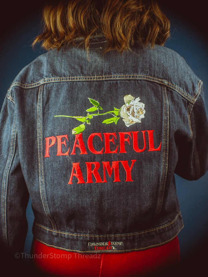 Jackets Peaceful Army Custom - ThunderStomp Threadz