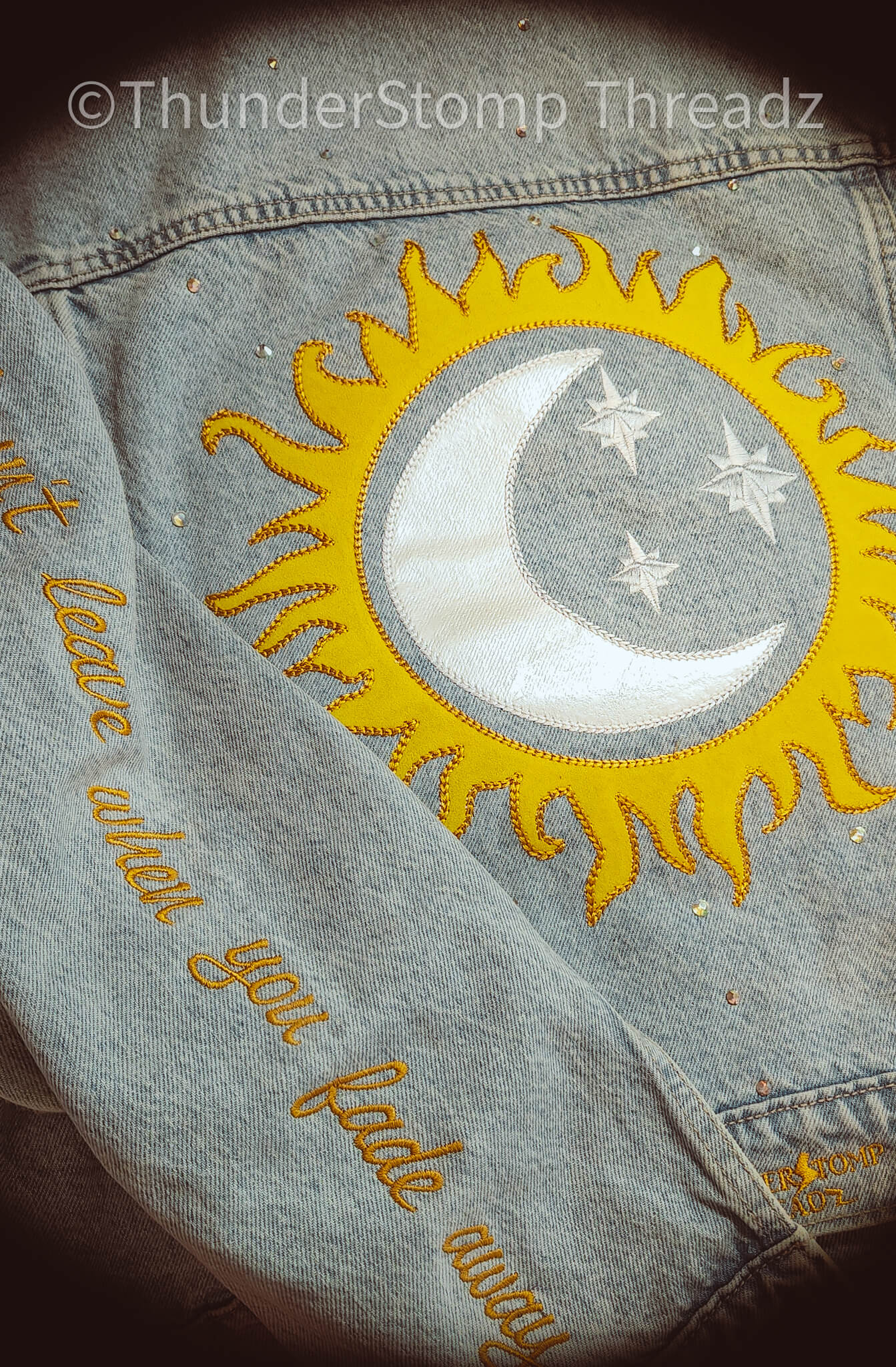 Red Rocks Custom | Greta Van Fleet Embroidered Jacket | Josh Kiszka's ...