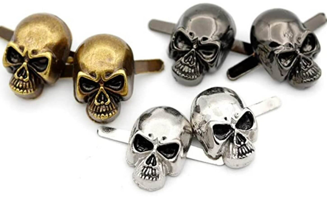 Add-On Skull Studs - ThunderStomp Threadz Silver